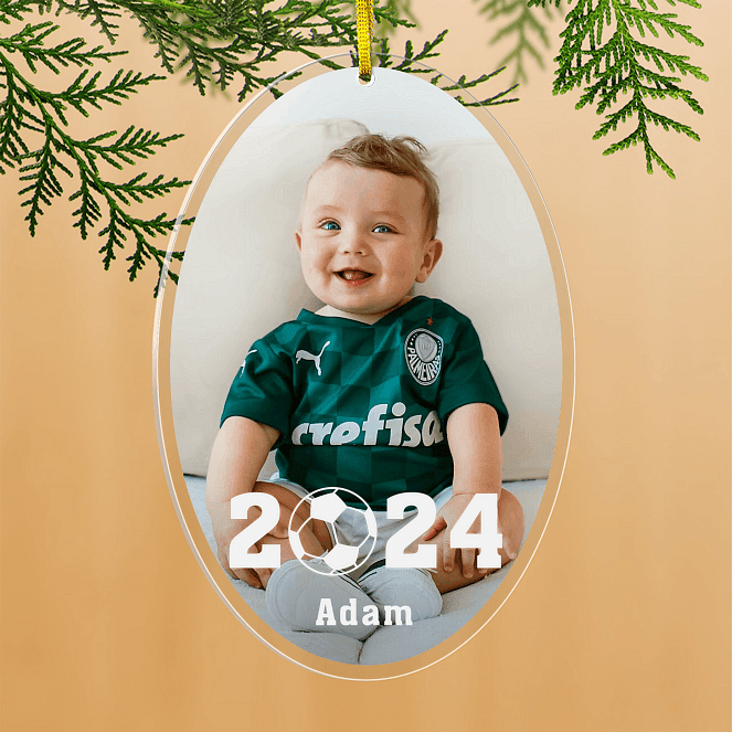 Soccer Year Personalized Ornaments