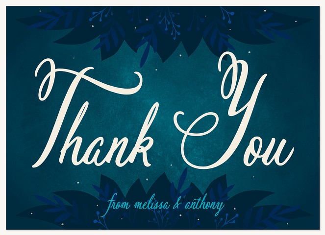 Midnight Garden Thank You Cards 