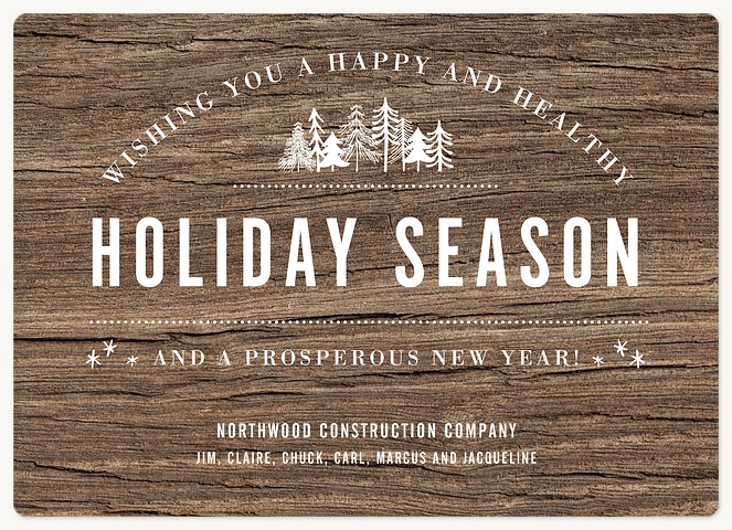 Timberland Tidings Holiday & Christmas Magnet Cards