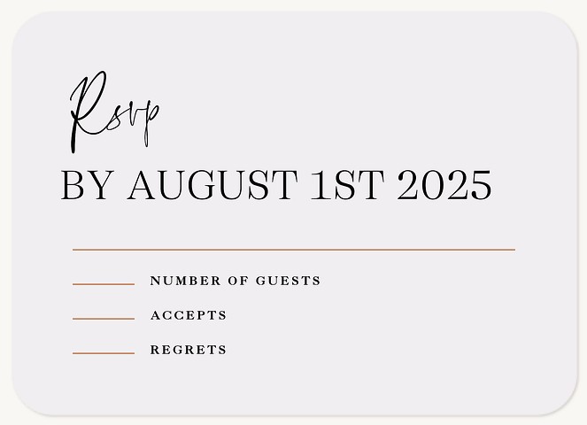 Date to Remember Wedding RSVP Cards