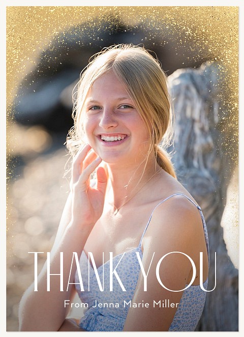 Gold Star Thank You Cards 