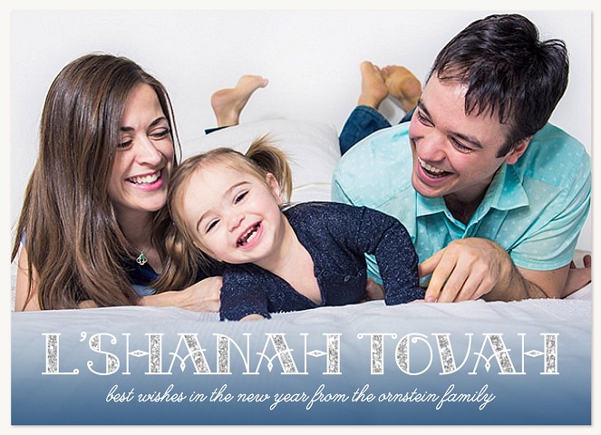 Glittered Good Year Rosh Hashanah cards