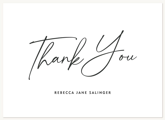 Multi-Script Thank You Cards 