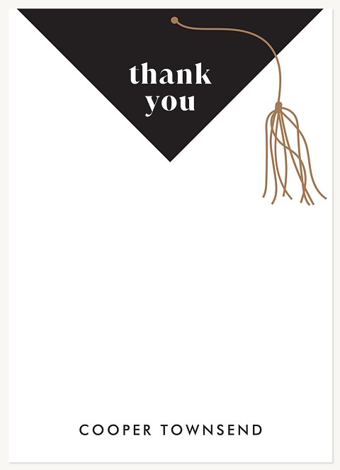 Dangling Tassel Thank You Cards 