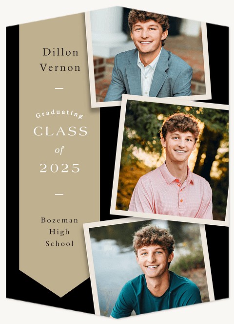 Stacked Banner Graduation Cards