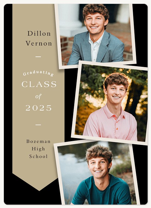 Stacked Banner Graduation Cards