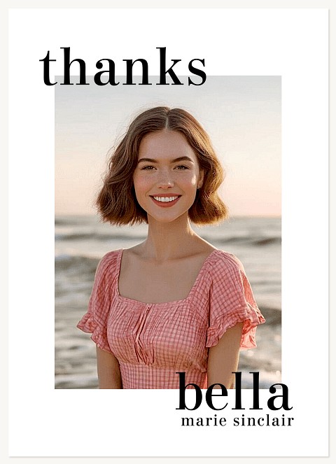 Bold Gratitude Thank You Cards 