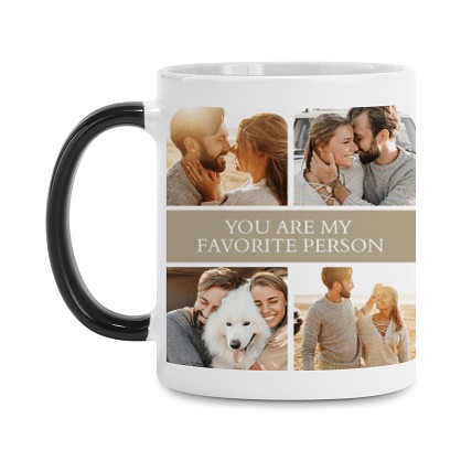 Photo Collage Color Changing Mug