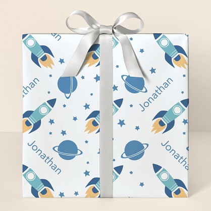 Blast Off Wrapping Paper