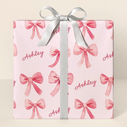 Beautiful Bow Wrapping Paper