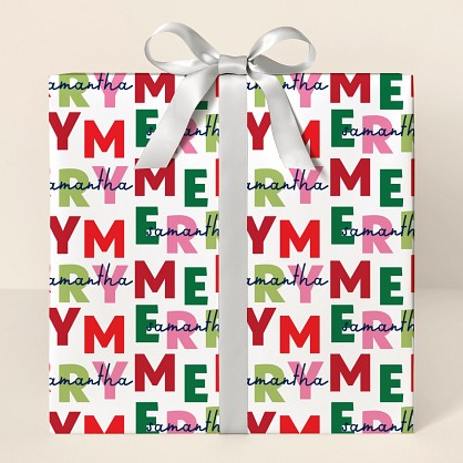 Merry & Bright Wrapping Paper