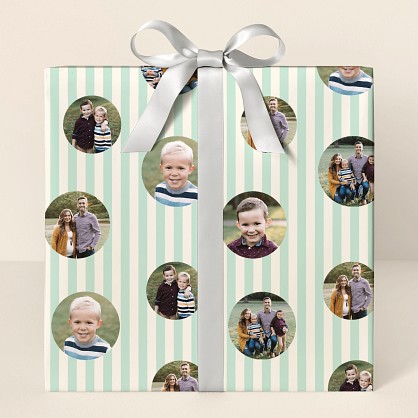 Stripe-tastic Photo Wrapping Paper