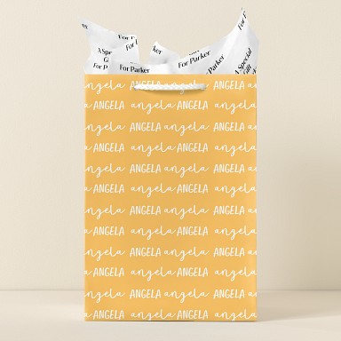 Their Name All Over Gift Bag