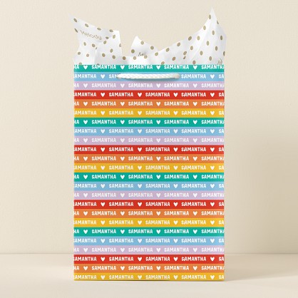 Rainbow Stripes Gift Bag