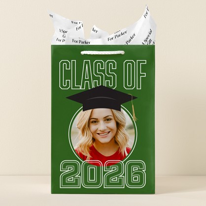 Grad Cap Gift Bag