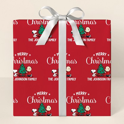 PEANUTS® Merry Christmas Wrapping Paper