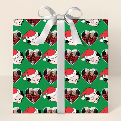 Betty Boop™ Christmas Photo Wrapping Paper