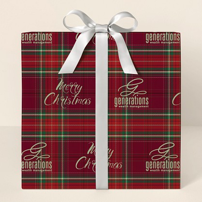 Timeless Plaid Wrapping Paper