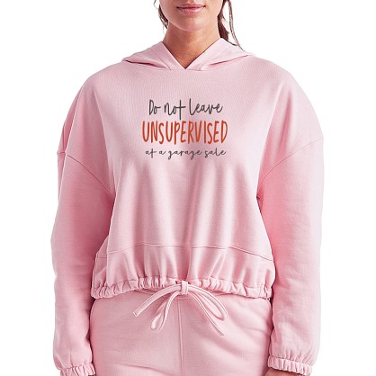 Shopping Lover Women's Cropped Hoodie