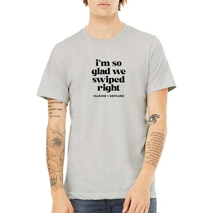 Swiped Right BELLA+CANVAS Unisex Jersey Tee