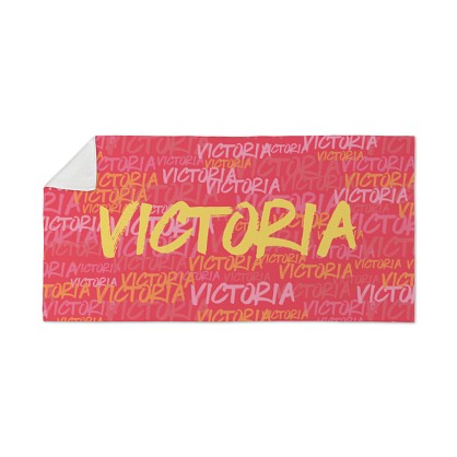 Graffiti Name Beach Towel