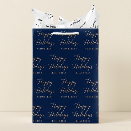 Happy Holidays Gift Bag