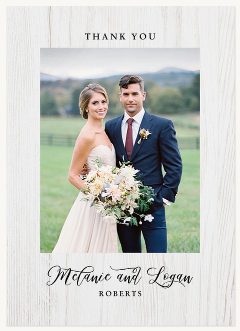 Classic Elegance Wedding Thank You Cards