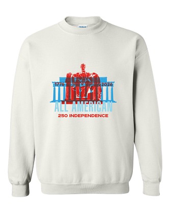 America250™ All American Gildan® Men's Crewneck Sweatshirt