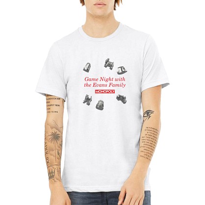 Monopoly Tokens Bella and Canvas Unisex T-shirt