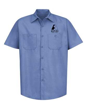 Unisex Short-Sleeve Work Shirt FULL COLOR PRINTING