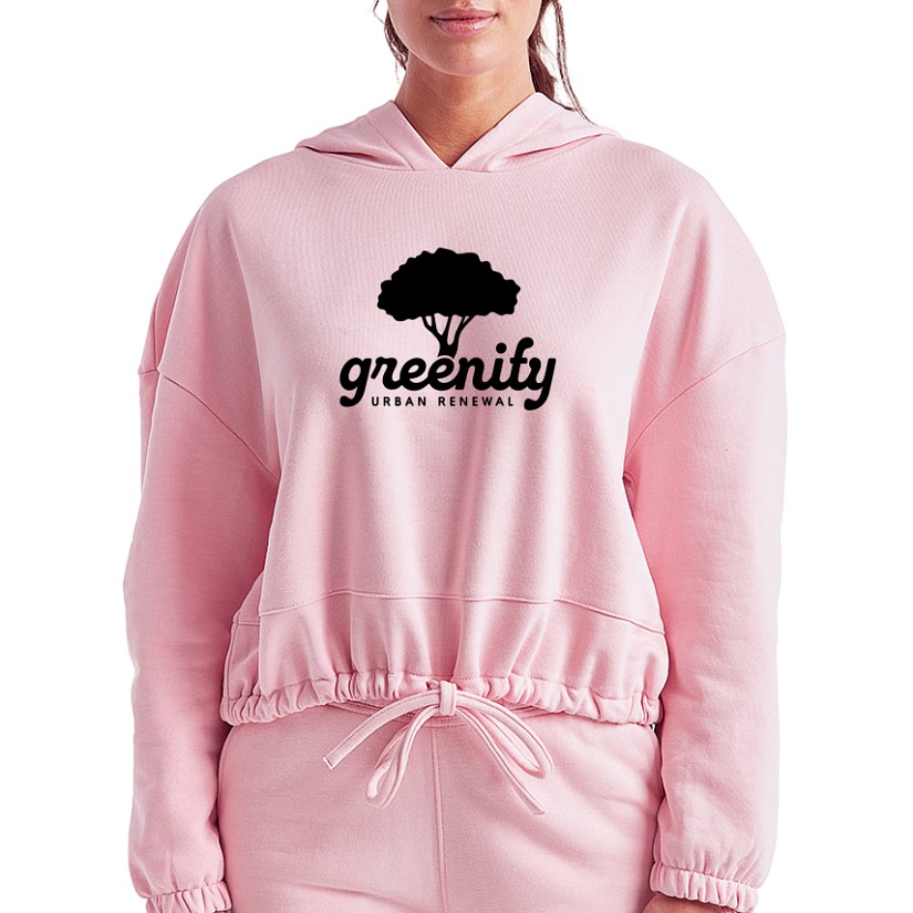 Women's Eco Cropped Hoodie