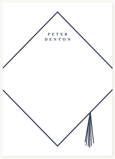 Gilded Tassel Graduation Thank You Cards