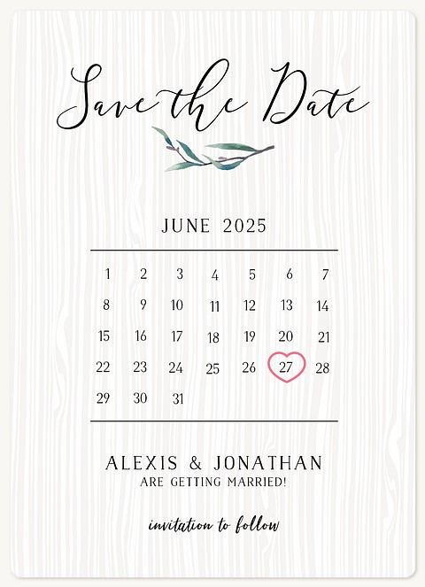 Eucalyptus Save the Date Magnets