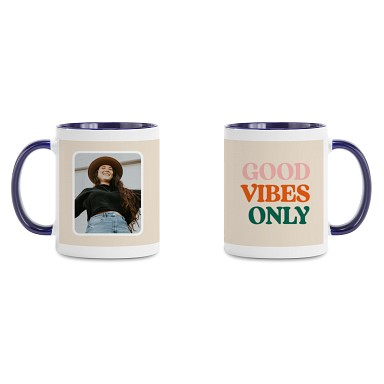 Good Vibes Only Photo Mug