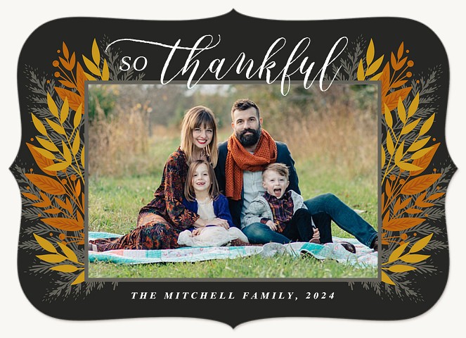 Thankful Harvest Thanksgiving Cards