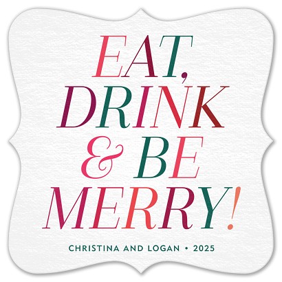 Festive Merriment Custom Coasters