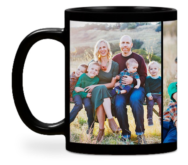 Three Photo Custom Mugs