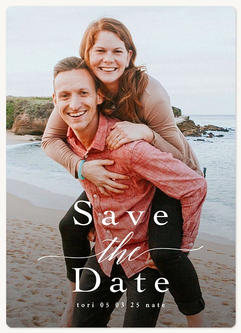 Simple Stack Save the Date Magnets