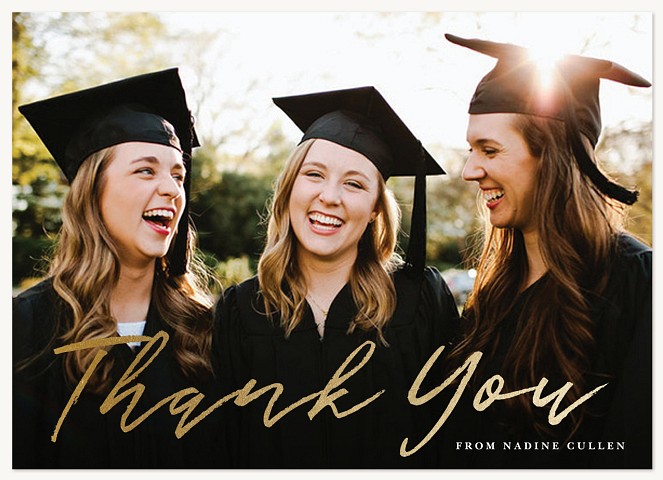 Handwritten Graduation Thank You Cards