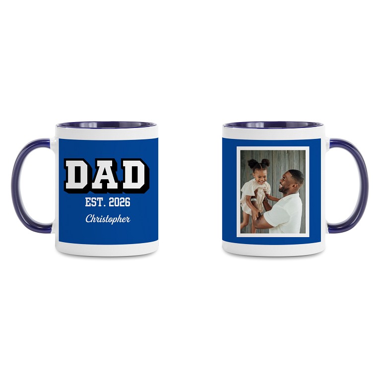 Dad Est. Photo Mug
