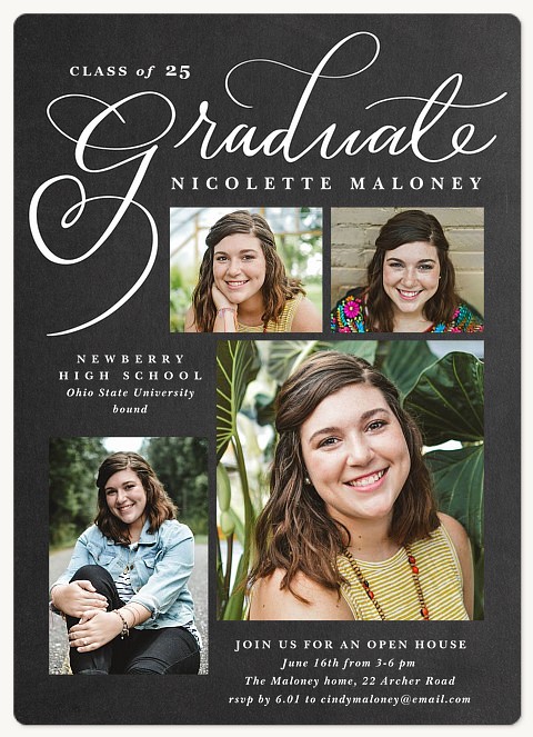 Flourishing Graduate Graduation Announcements