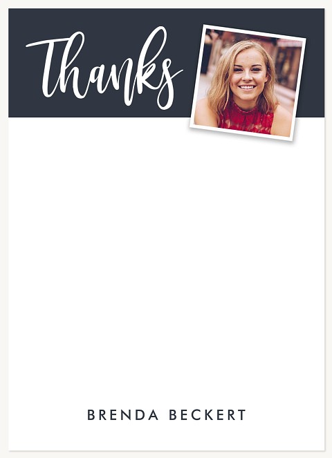 Modern Calligraphy Graduation Thank You Cards