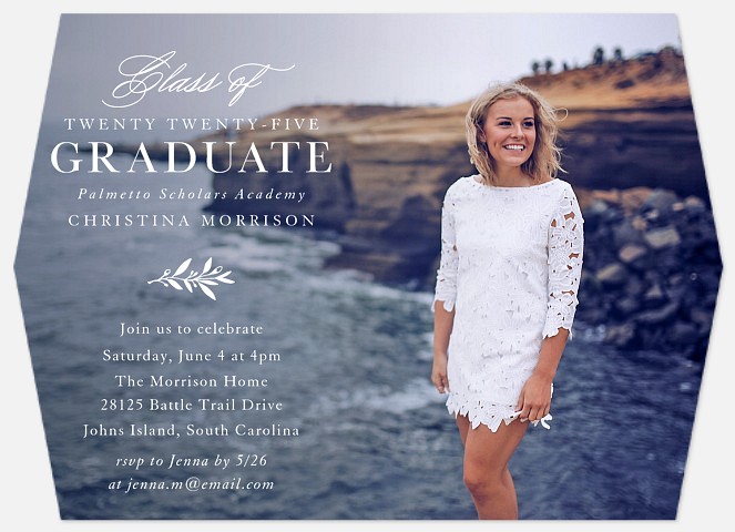 Elegant Future Graduation Invitations