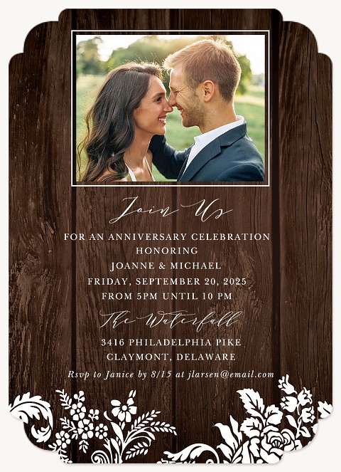 Rustic Lace Invitations