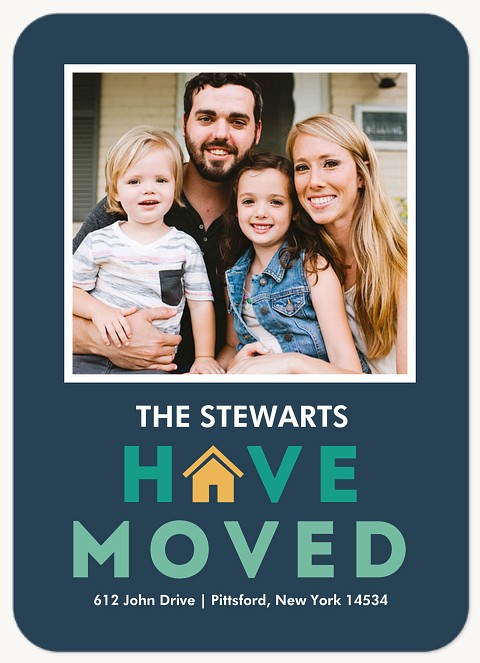 New Home Moving Announcements