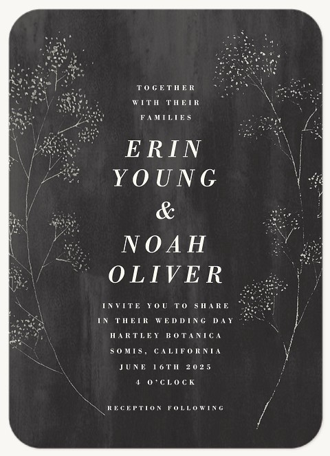 Fine Floral Wedding Invitations