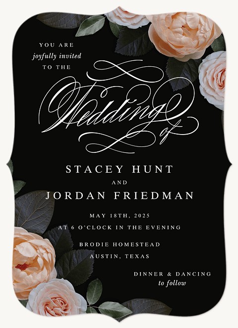 Studio Floral Wedding Invitations