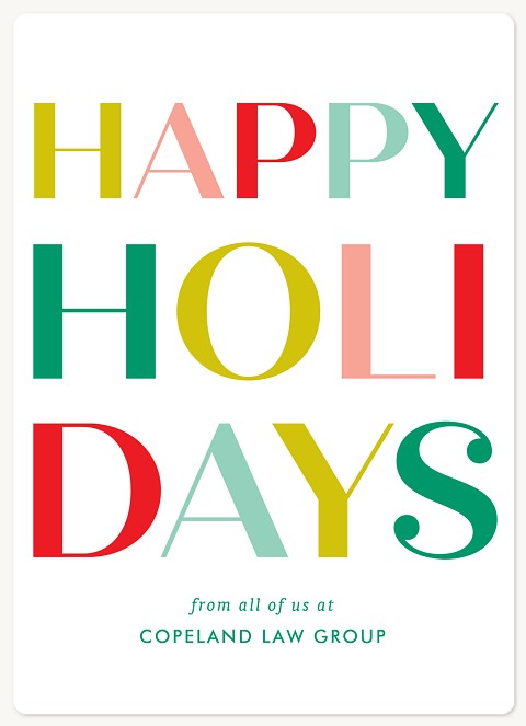 Big Bold Bright Holiday & Christmas Magnet Cards