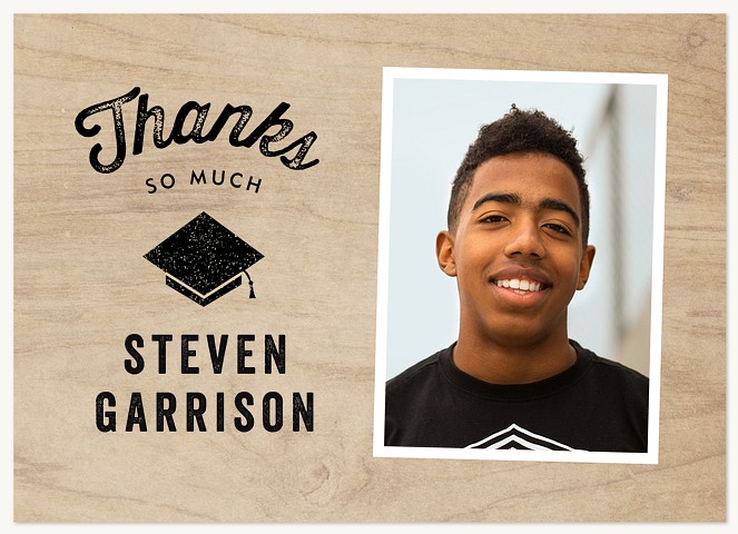 Vintage Grain Graduation Thank You Cards