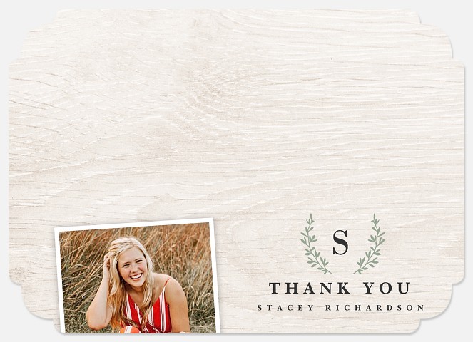 Heritage Monogram Thank You Cards 